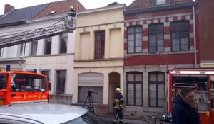 Incendie d'une maison à Tournai rue Frinoise 2