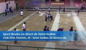 Troisième tour, tir rapide double, Club Elite Féminin, J9, Saint-Vulbas contre Béziers, saison 2016-2017