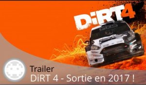 Trailer - DiRT 4 (Annonce sur PC, PS4 et Xbox One)