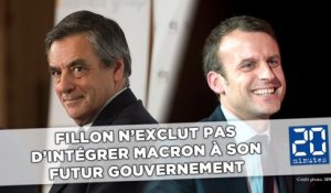 François Fillon n’exclut pas d’intégrer Emmanuel Macron à son futur gouvernement