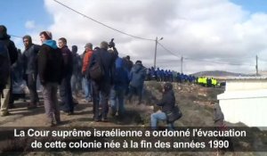 Evacuation d'une colonie emblématique en Cisjordanie