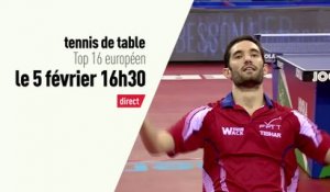 Tennis de table - Finales Top 16 Européen : Finales Top 16 Européen Bande Annonce