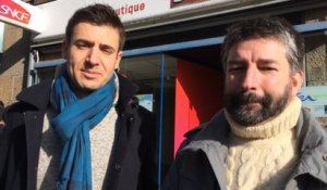 "Non à la fermeture de la boutique SNCF"