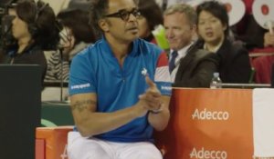 Coupe Davis - Yannick Noah : "On ne va pas jouer sur coquillage pilé contre la Grande-Bretagne"