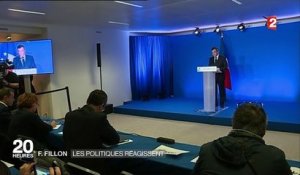 Conférence de presse de François Fillon : les réactions politiques