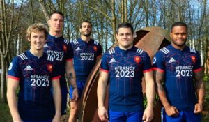 #France2023 sur le maillot des équipes de France