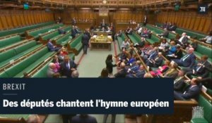 Brexit : des députés pro-européen chantent l'hymne à la joie Chambre des communes du Royaume-Uni