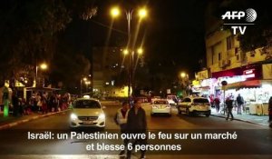 Israël: un Palestinien ouvre le feu sur un marché, 6 blessés