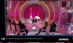 SLT : Guillaume Canet décide de faire des pompes devant Laurence Boccolini (vidéo)