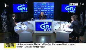 Invitée de matin sur Europe 1, Marine Le Pen rebaptise Fabien Namias en David Pujadas: "Vous posez les mêmes questions !