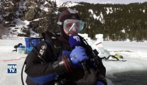 BFMTV a testé la plongée sous la glace… Claustrophobes et frileux s'abstenir
