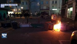 Des incidents émaillent une manifestation en soutien à Théo à Rouen