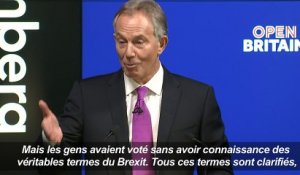 Tony Blair appelle les Britanniques anti-Brexit à la résistance