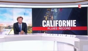 Californie : pluies record