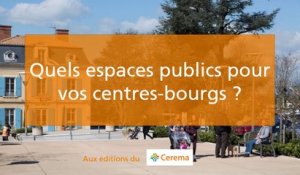 Espaces publics des centres-bourgs
