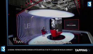 Patrick Poivre d’Arvor évincé de TF1 par Nicolas Sarkozy ? Il balance dans Le Divan