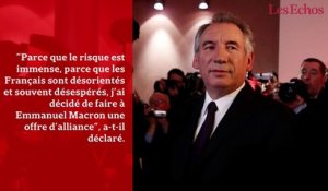 Bayrou rejoint Macron : ce qu'il faut retenir
