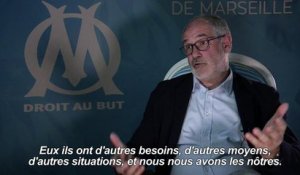 Zubizarreta veut développer "le projet de l'OM, pas du Barça"