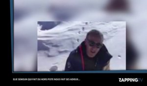 Elie Semoun à l’agonie sur les pistes de ski, il "insulte" Laury Thilleman