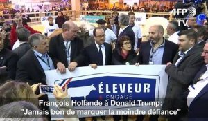 Hollande à Trump: «Jamais bon de marquer la moindre défiance»