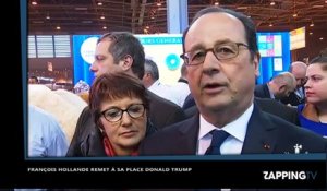 François Hollande remet à sa place Donald Trump au Salon de l'Agriculture (vidéo)