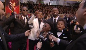 "C'est un cadeau de Dieu de pouvoir être ici" L'équipe de Moonlight sur le tapis rouge des Oscars 2017
