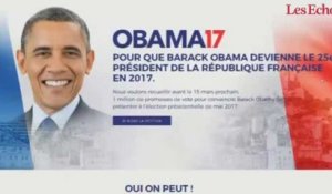 Présidentielle 2017 : une pétition réclame la candidature d’Obama !
