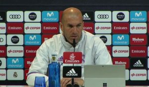 25e j. - Zidane : "Je fais confiance à tous mes joueurs à 300%"