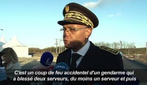 Hollande/Tir accidentel: «leur vie n'est pas en danger» (préfet)