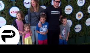 Drew Barrymore et Mark Wahlberg en famille pour le Safe Kids Day