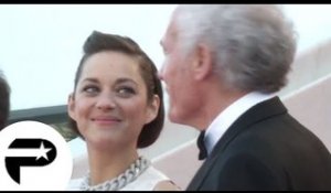 Marion Cotillard et les frères Dardenne - Montée des marches de Cannes 2014