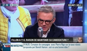 Brunet & Dély: François Fillon a-t-il raison de maintenir sa candidature ? - 03/03