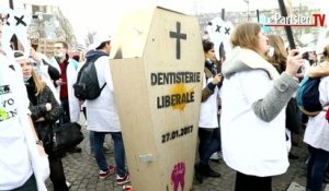 Les dentistes manifestent à Paris