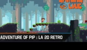 Adventures of Pip, Gaming Live sur ce jeu d'action plates-formes 2D rétro