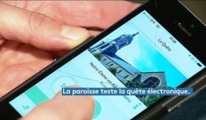 Rennes : quête électronique à l'église
