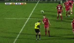 Jaune pour un ramasseur de balle au rugby