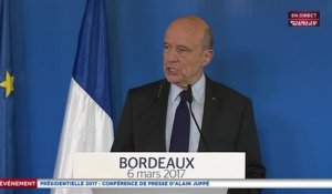 Présidentielle 2017 : conférence de presse d'Alain Juppé - Les matins de la présidentielle (06/03/2017)