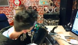 Le DJ liégeois "Ridooo Revolution" mixe avec son nez et son menton