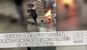 Heurts près d'un lycée à Saint-Denis: 55 jeunes placés  en garde à vue