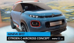 Genève 2017 - Présentation du concept Citroën - C-Aircross Concept