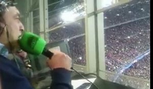 Un commentateur espagnol à bout de souffle après le dernier but barcelonais