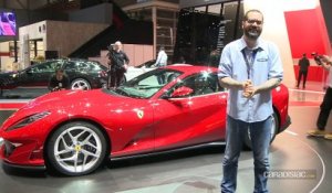 Ferrari 812 Superfast : c'est marqué dessus - en direct du Salon de Genève 2017