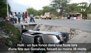Un autobus fonce dans la foule en Haïti: 38 morts et 13 blessés