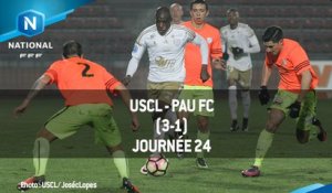J24 : USCL - Pau FC (3-1), le résumé