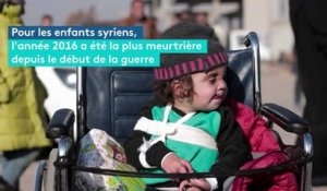 Syrie : les violences contre les enfants à leur pire niveau en 2016