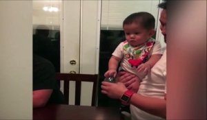 Double Bottle flip avec ce bébé chanceux... Incroyable