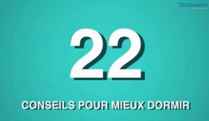 22 conseils pour bien dormir