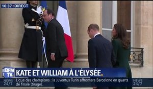 Kate et William arrivent à l'Elysée, BFM TV (Vidéo)