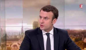 Macron "regrette" d'être devenu la cible principale