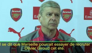 Transferts - Wenger ne compte pas vendre Giroud à Marseille